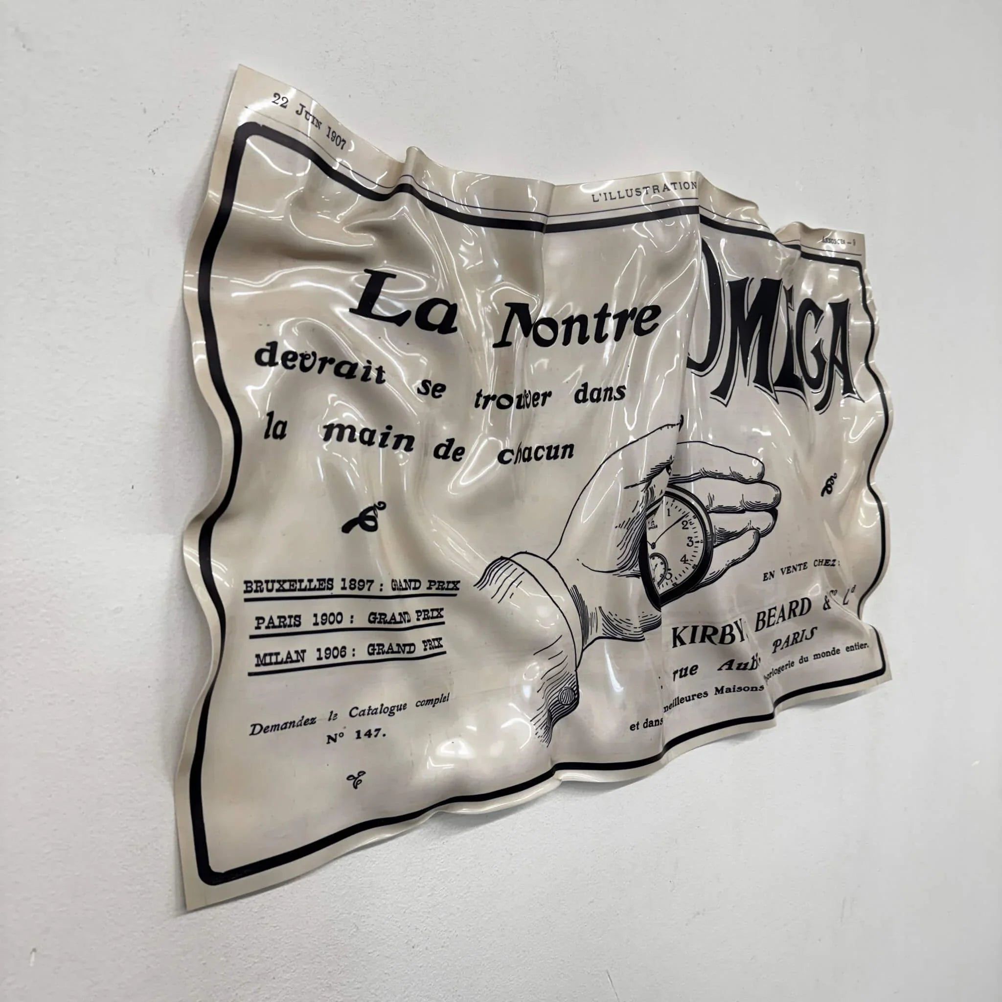 Tableau froissé – Omega Vintage