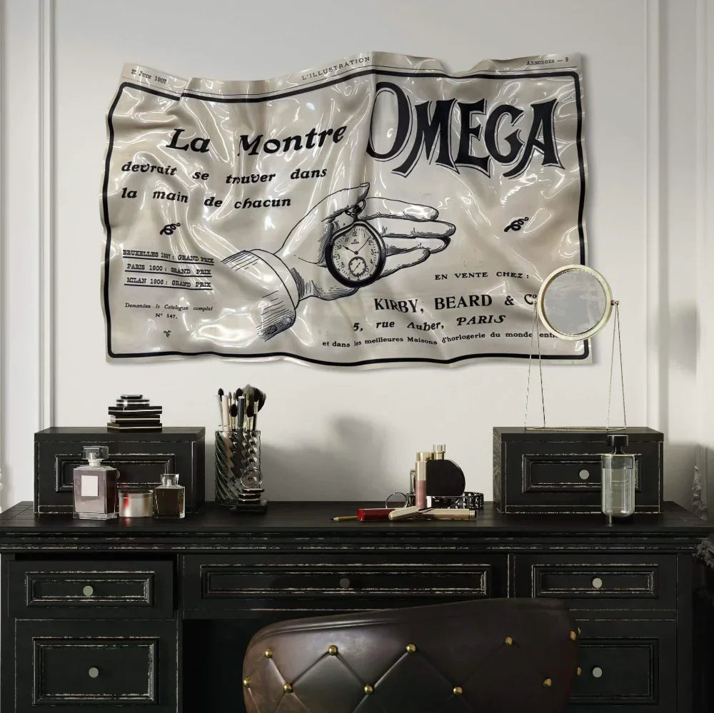 Tableau froissé – Omega Vintage