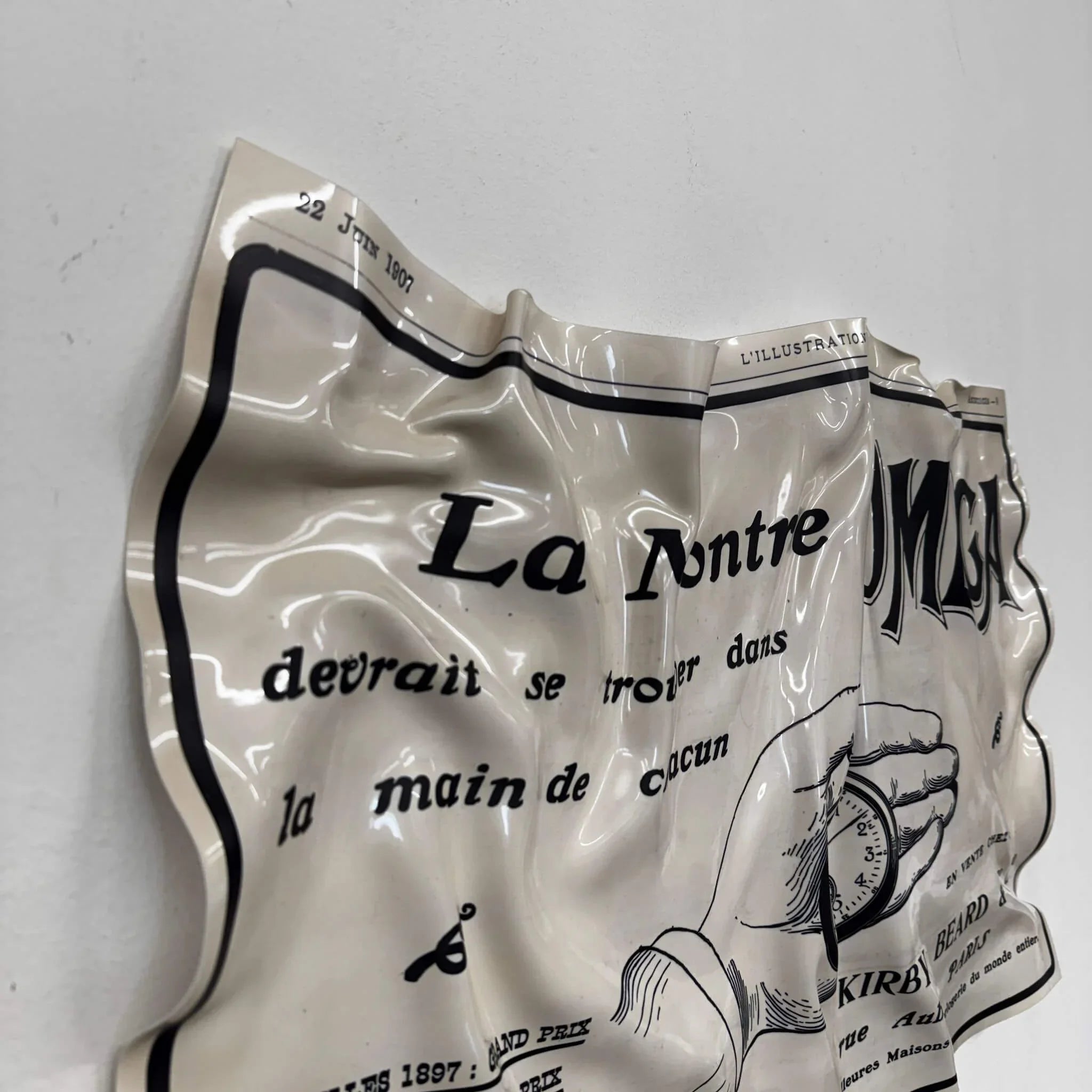 Tableau froissé – Omega Vintage