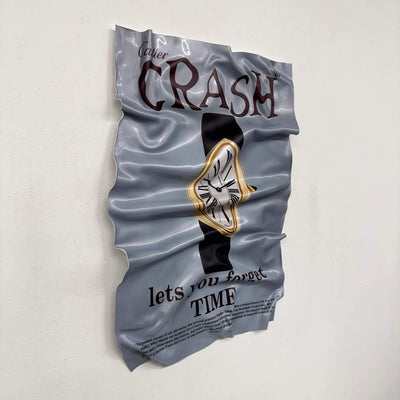 Tableau froissé – Affiche Cartier "Crash"