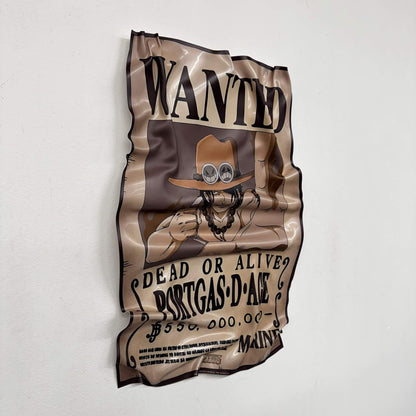 Tableau froissé – Affiche One Piece "Portgas D. Ace"