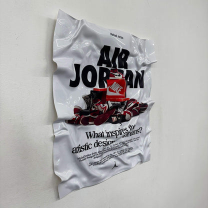 Tableau froissé – Air Jordan