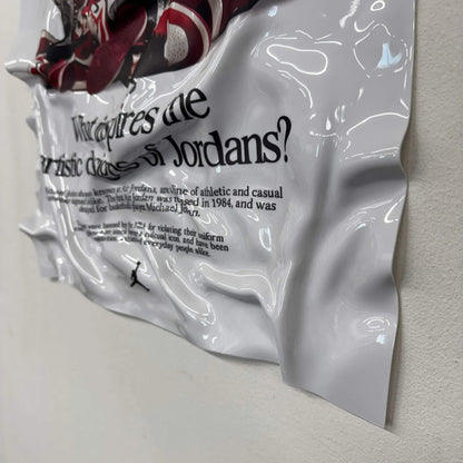 Tableau froissé – Air Jordan
