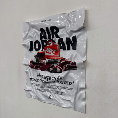 Tableau froissé – Air Jordan