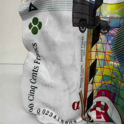 Tableau froissé – Billet 500 Francs Pierre et Marie Curie