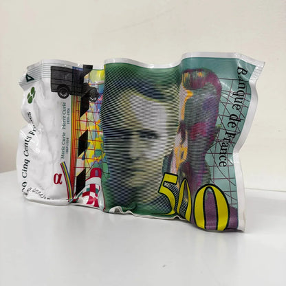 Tableau froissé – Billet 500 Francs Pierre et Marie Curie