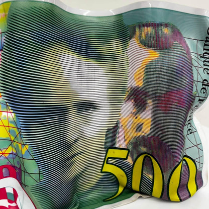 Tableau froissé – Billet 500 Francs Pierre et Marie Curie
