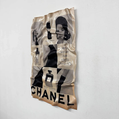 Tableau froissé - Chanel N°5