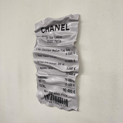 Tableau froissé – Chanel Paris
