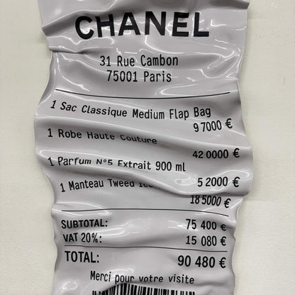 Tableau froissé – Chanel Paris