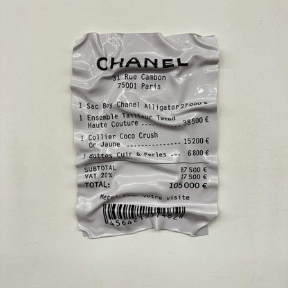 Tableau froissé – Chanel Rue Cambon