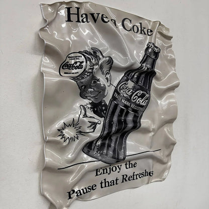 Tableau froissé – Coca-Cola Vintage