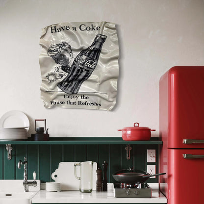 Tableau froissé – Coca-Cola Vintage