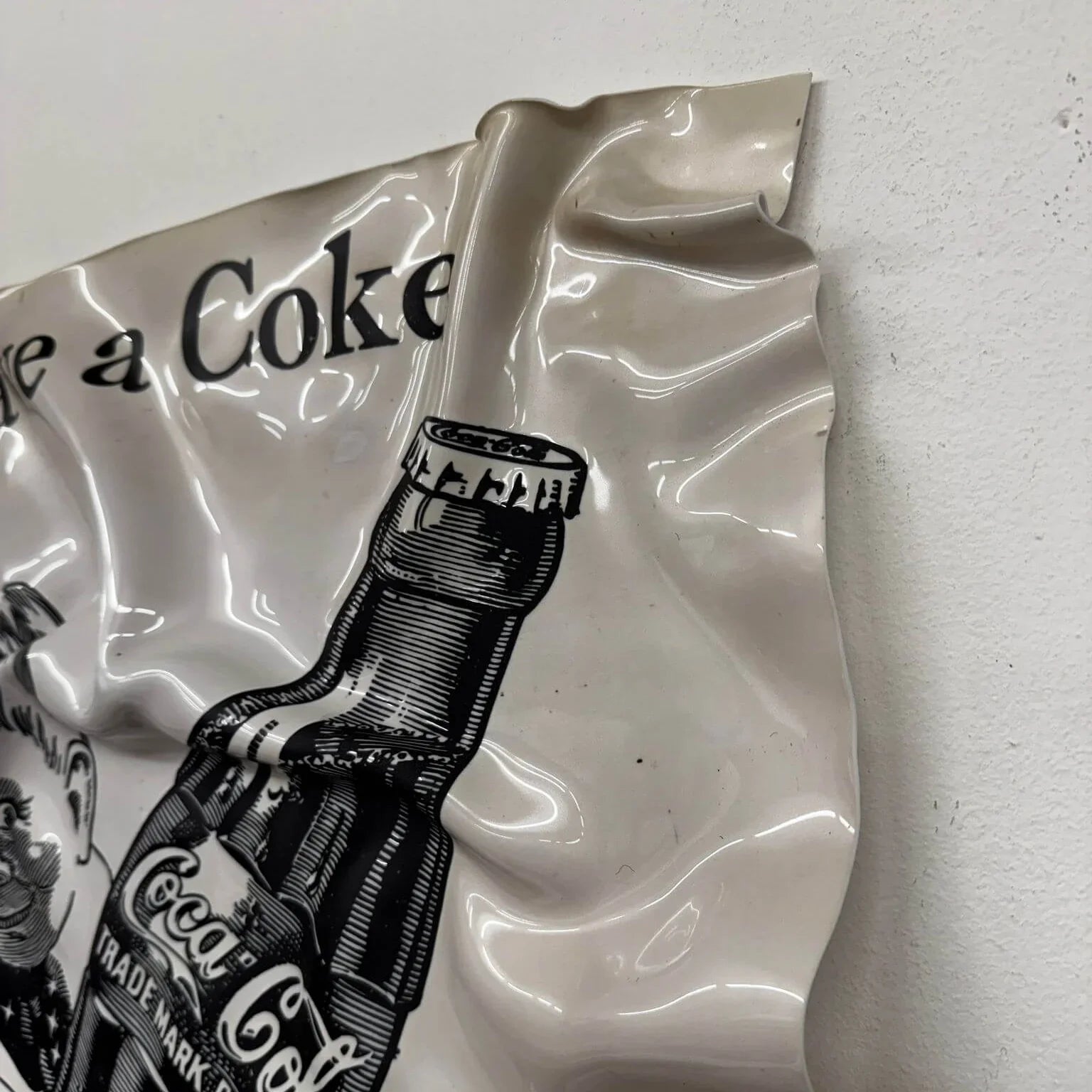 Tableau froissé – Coca-Cola Vintage