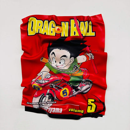 Tableau froissé – Dragon Ball "Goku sur Moto - Volume 5"