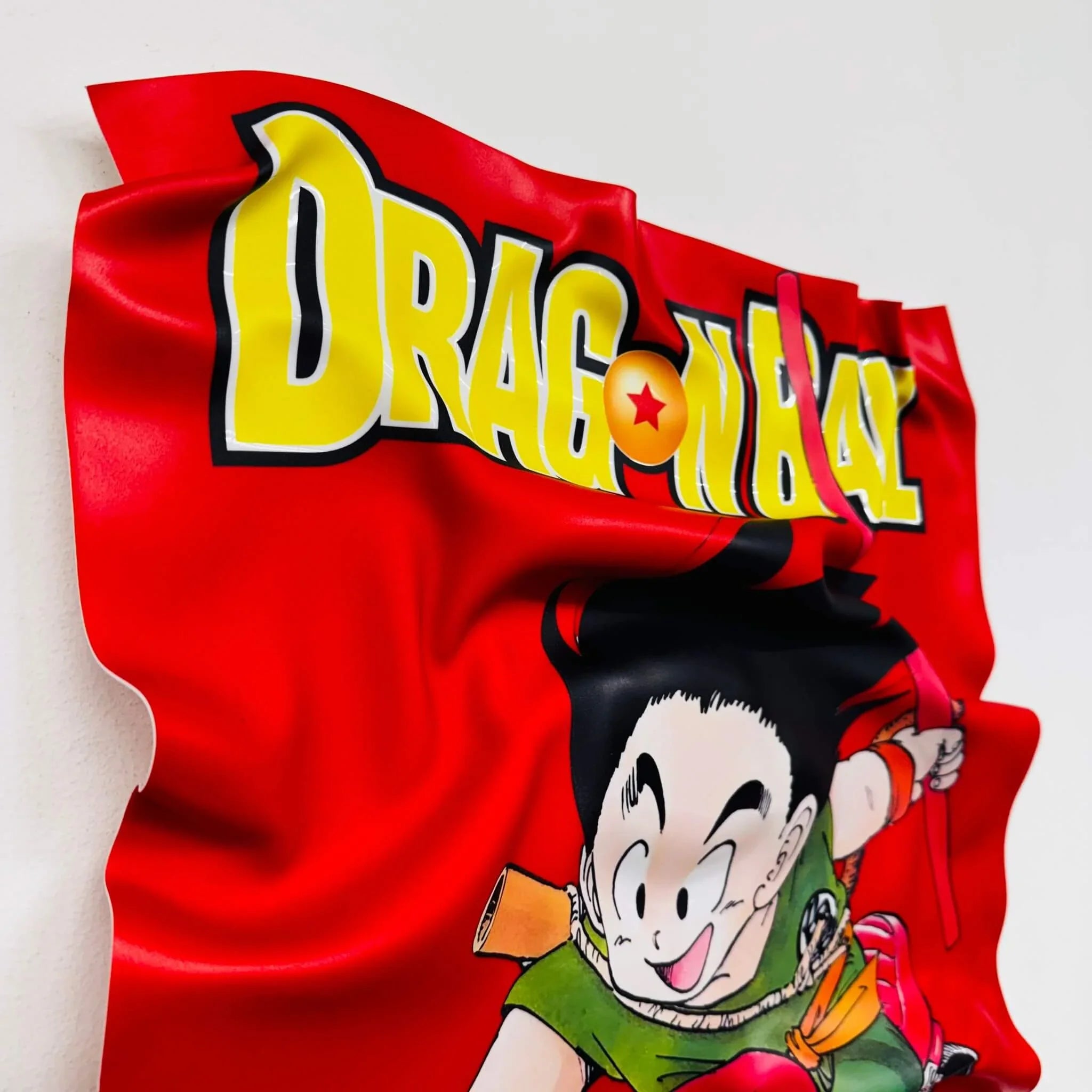 Tableau froissé – Dragon Ball "Goku sur Moto - Volume 5"