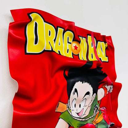 Tableau froissé – Dragon Ball "Goku sur Moto - Volume 5"