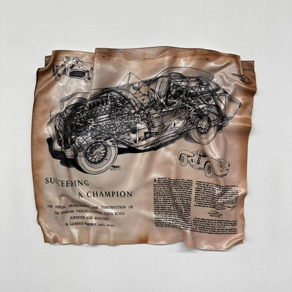 Tableau froissé – Ferrari Succeeding a Champion