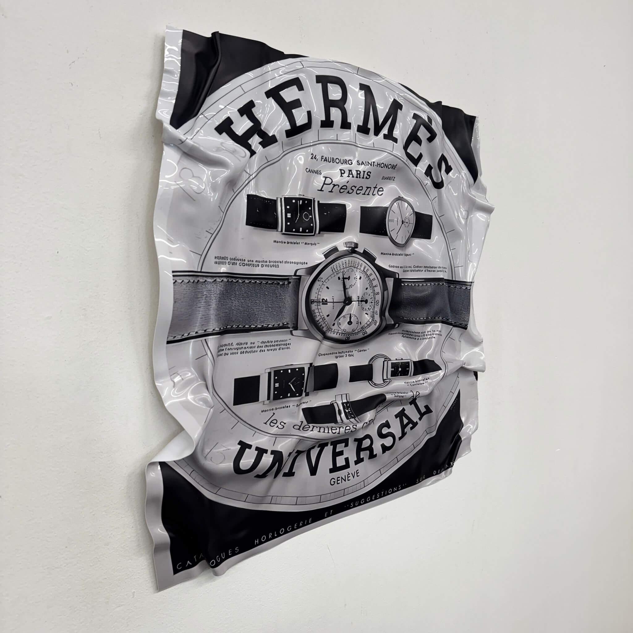 Tableau froissé – Hermès Universal