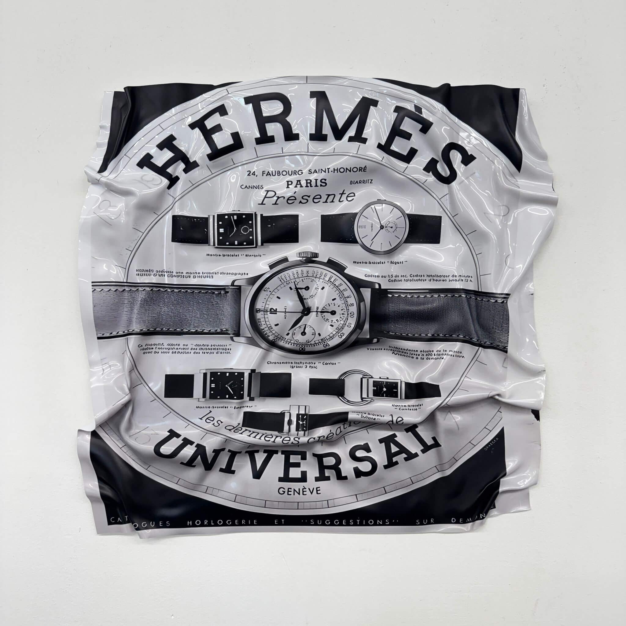 Tableau froissé – Hermès Universal