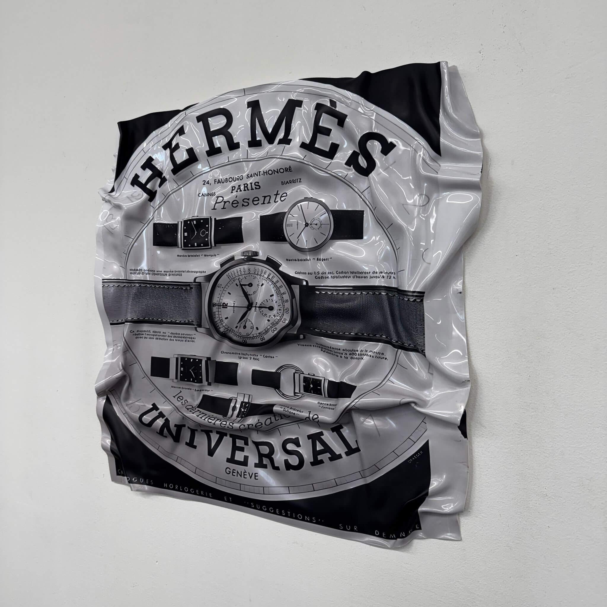 Tableau froissé – Hermès Universal