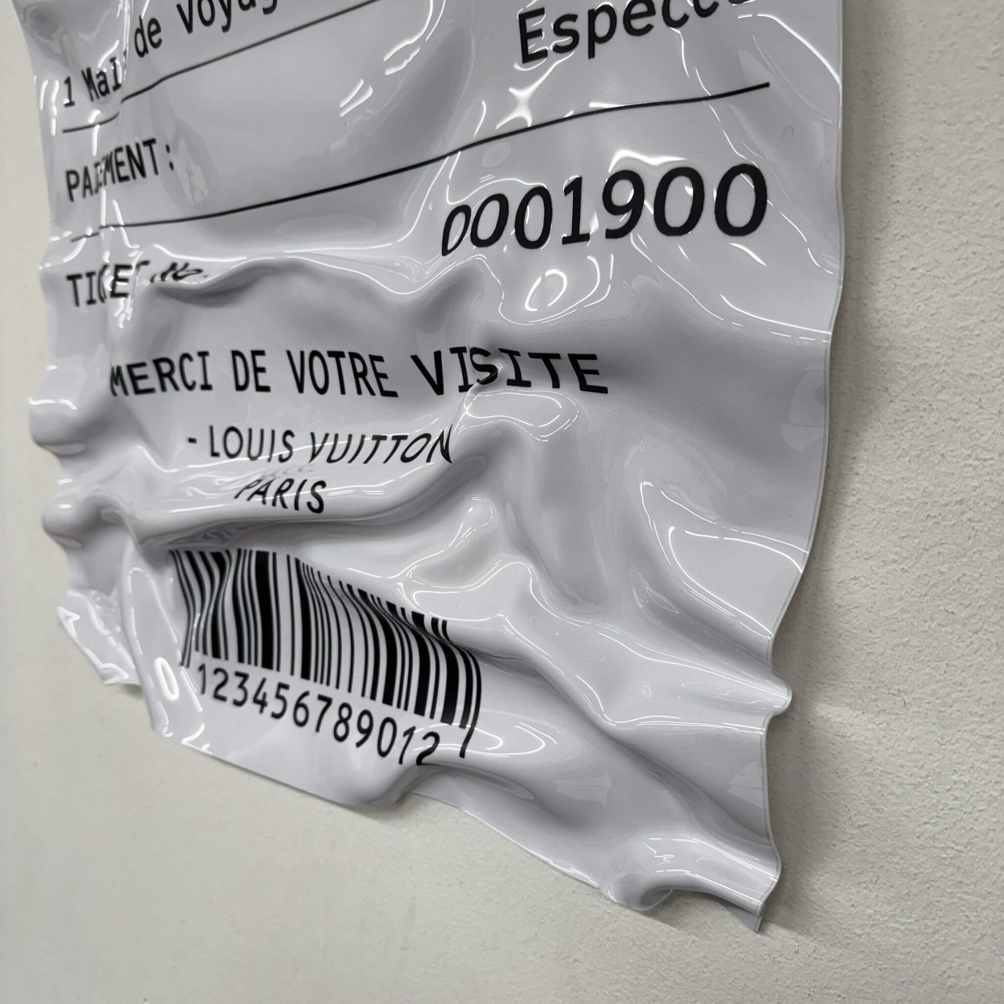 Tableau froissé – Louis Vuitton 1900