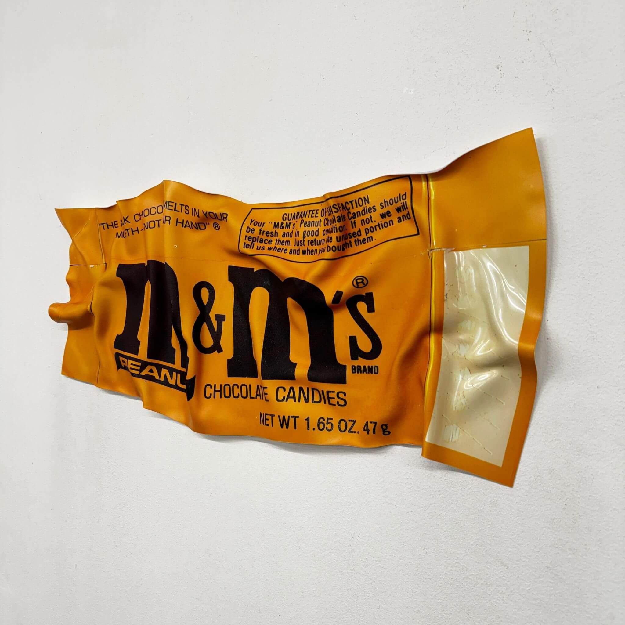 Tableau froissé – M&M’s Peanut