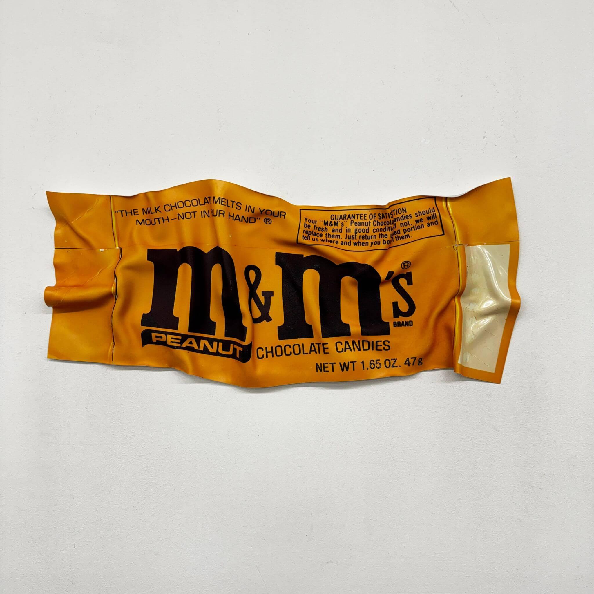 Tableau froissé – M&M’s Peanut