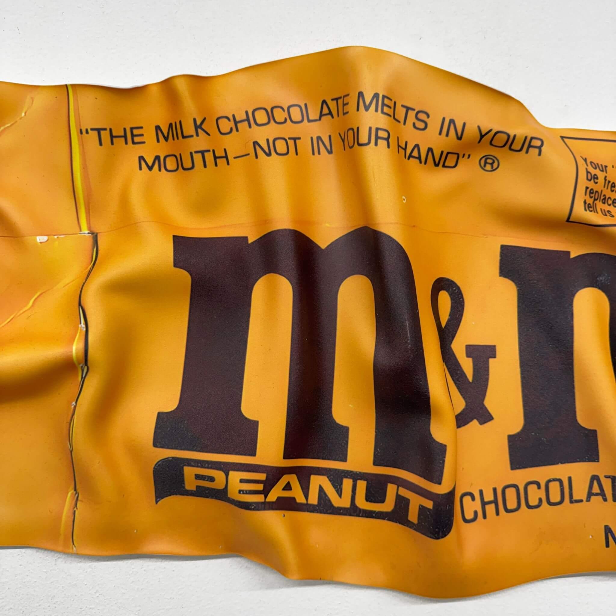 Tableau froissé – M&M’s Peanut