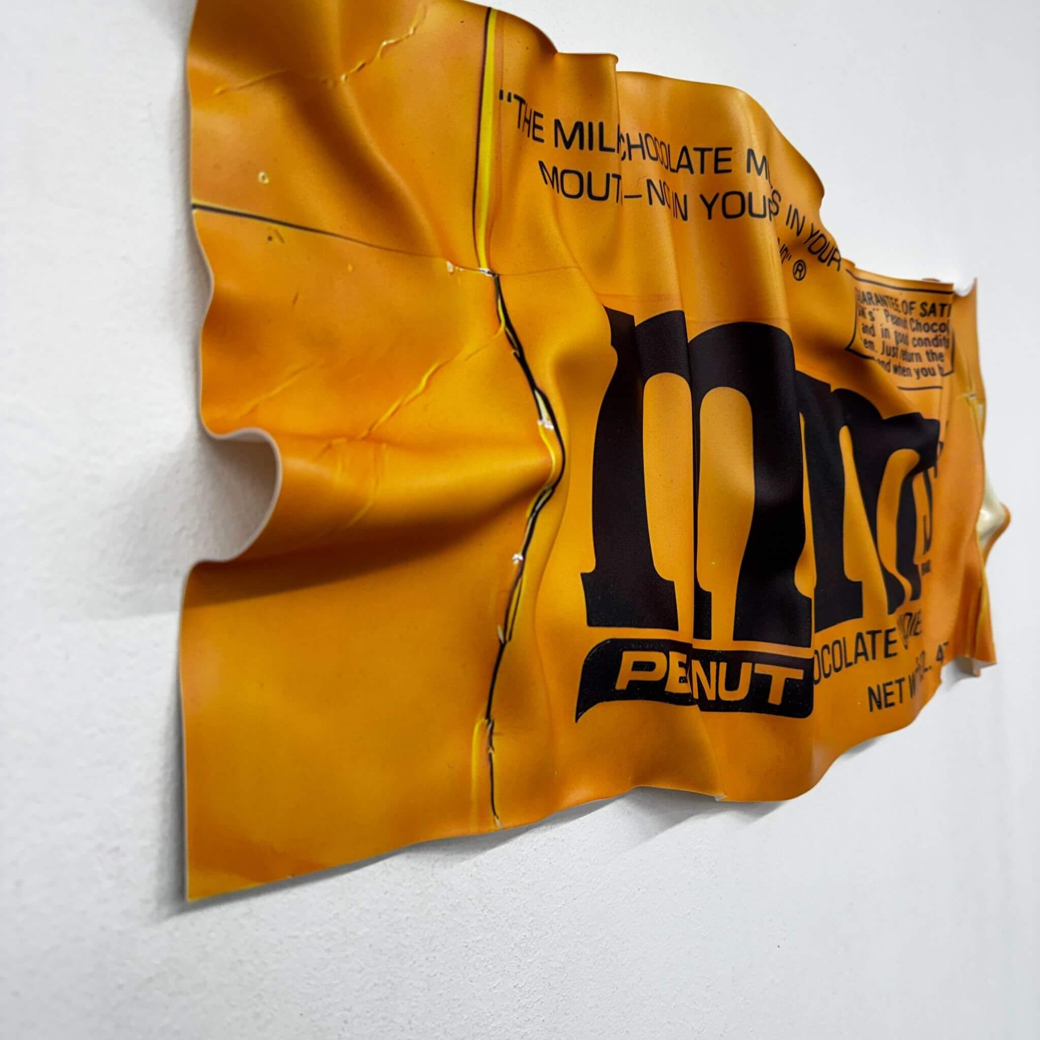 Tableau froissé – M&M’s Peanut