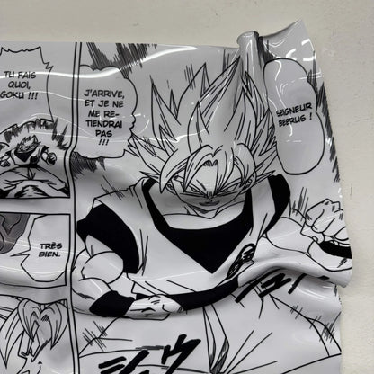 Tableau froissé – Dragon Ball "Goku vs Beerus"