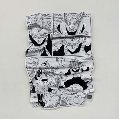 Tableau froissé – Manga Dragon Ball Z "Rivalité Sayen"