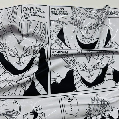 Tableau froissé – Manga Dragon Ball Z "Rivalité Sayen"