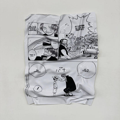 Tableau froissé – Manga One Piece "Le Chapeau Promis"