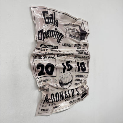 Zerknittertes Tableau – McDonald’s Galaeröffnung