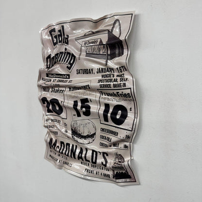 Zerknittertes Tableau – McDonald’s Galaeröffnung