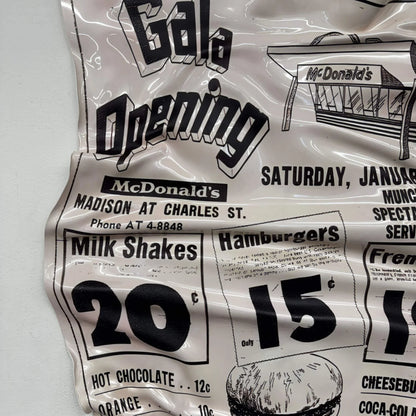 Zerknittertes Tableau – McDonald’s Galaeröffnung