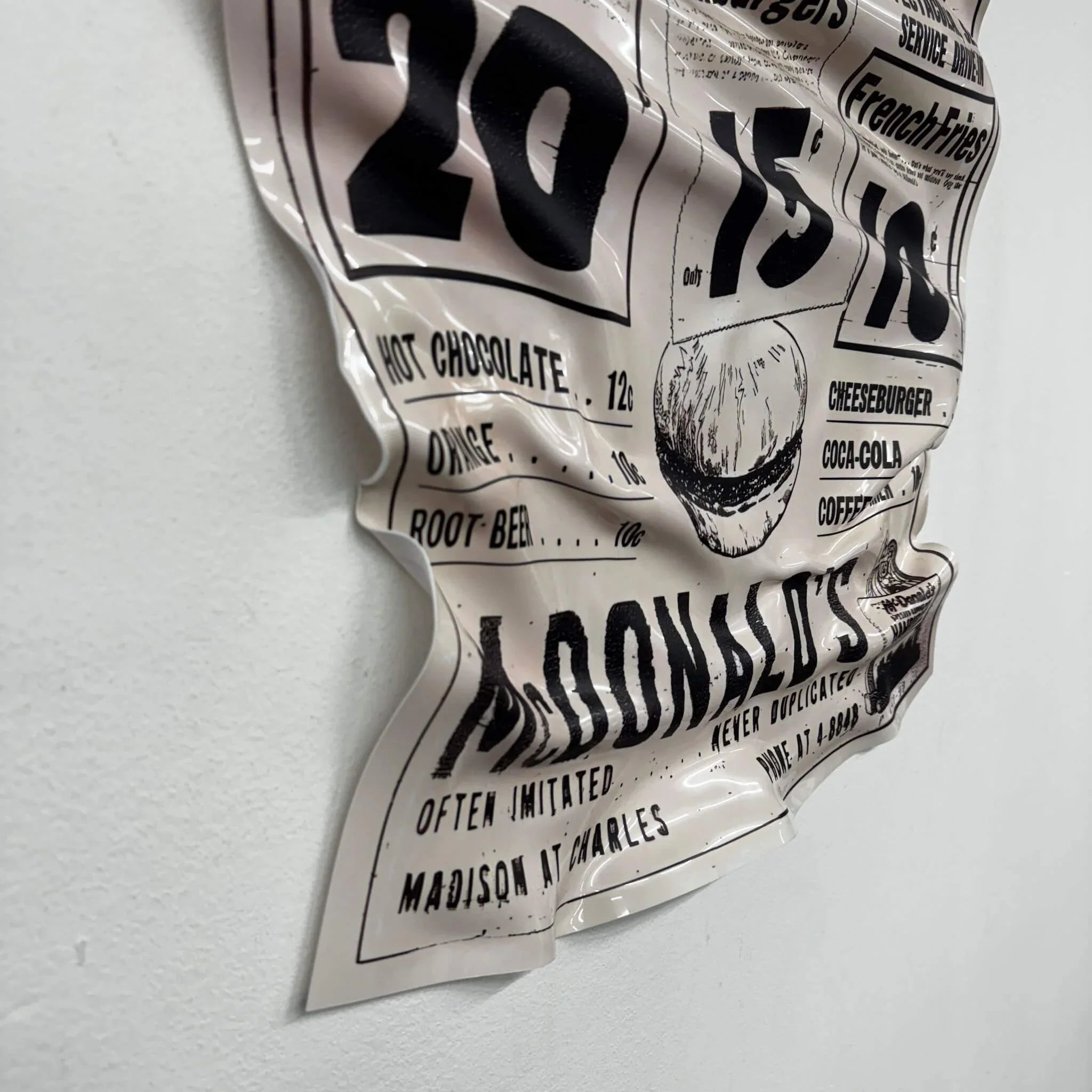 Zerknittertes Tableau – McDonald’s Galaeröffnung