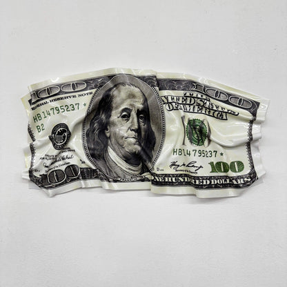 Quadro spiegazzato - Banconota da 5 Dollari