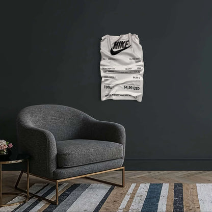 Tableau froissé – Ticket Nike Air Jordan 1 Chicago