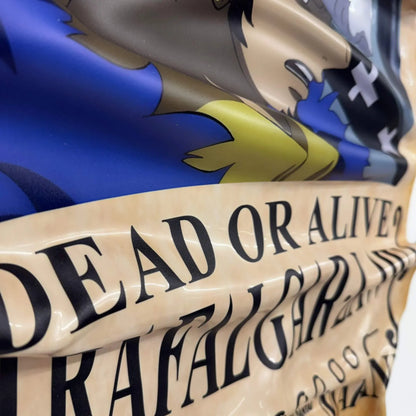 Tableau froissé – WANTED Trafalgar Law (One Piece)
