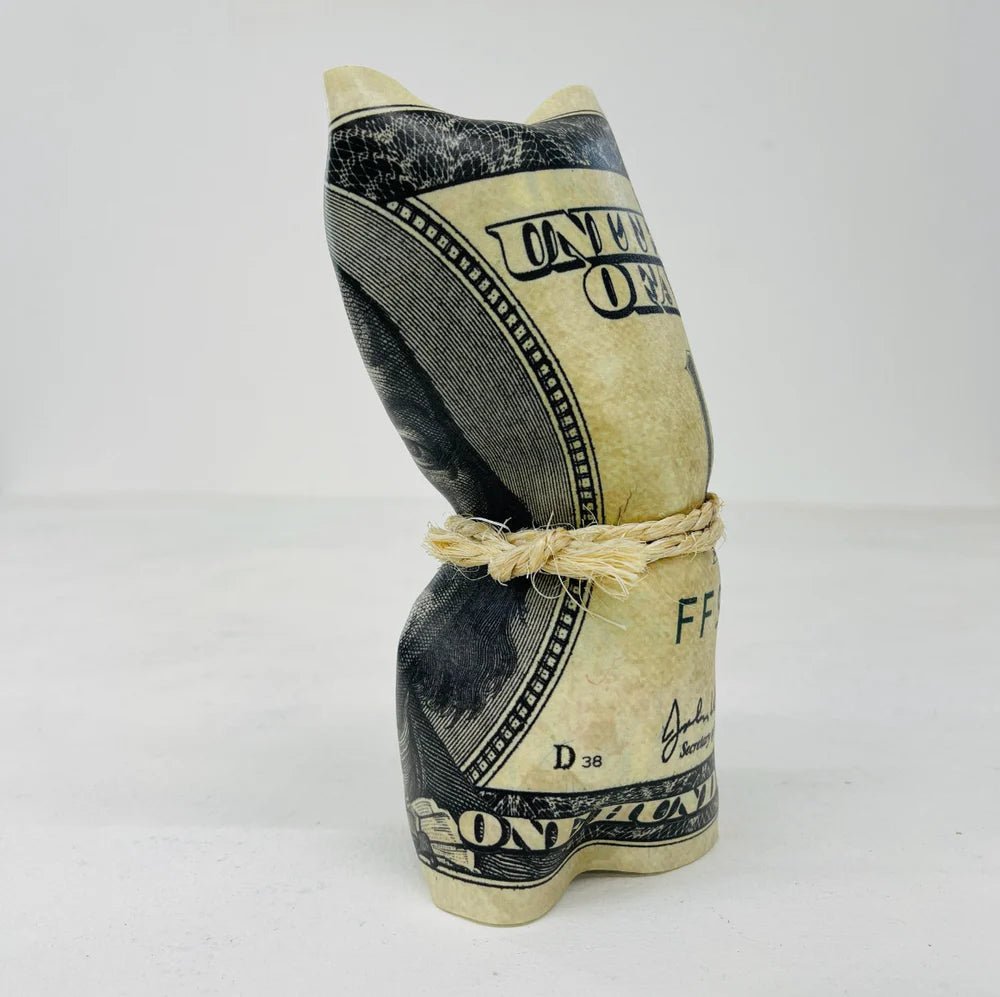 Sculpture froissé - 100$ Dollar - Luxartis