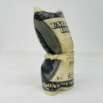 Sculpture froissé - 100$ Dollar - Luxartis