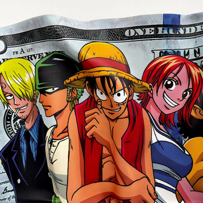 Sculpture froissé - One Piece "Dollar Art" - Luxartis