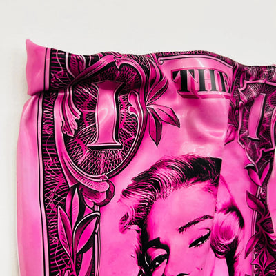 Tableau froissé - 1$ Marylin - Luxartis