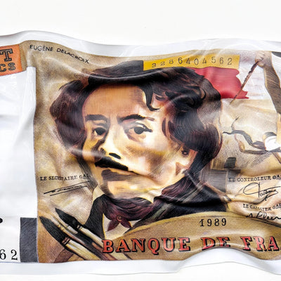 Tableau froissé - 100 Francs 1989 - Luxartis