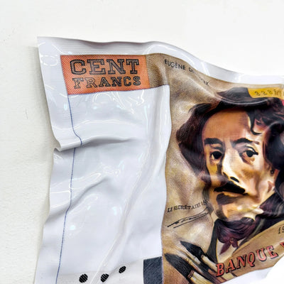 Tableau froissé - 100 Francs 1989 - Luxartis