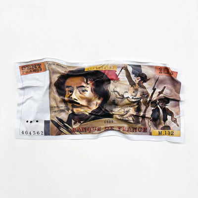 Tableau froissé - 100 Francs 1989 - Luxartis