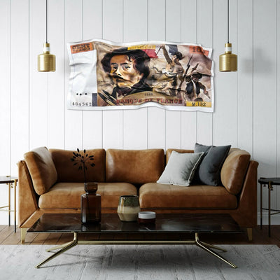 Tableau froissé - 100 Francs 1989 - Luxartis