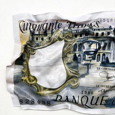 Tableau froissé - 50 Francs 1980 - Luxartis